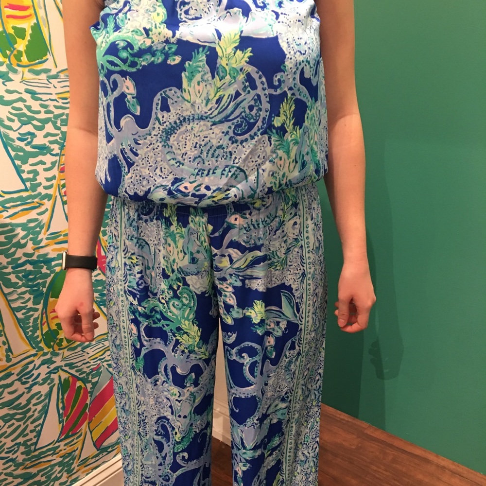 Lily Pulitzer Strapless Jumpsuit